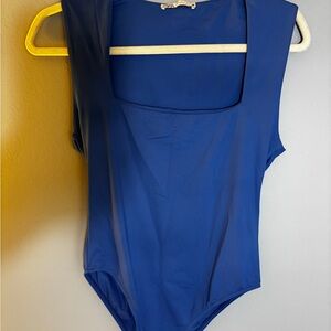 Blue Zara body suit